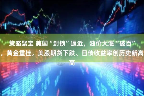 策略聚宝 美国“封锁”逼近，油价大涨“破百”，黄金重挫，美股期货下跌、日债收益率创历史新高